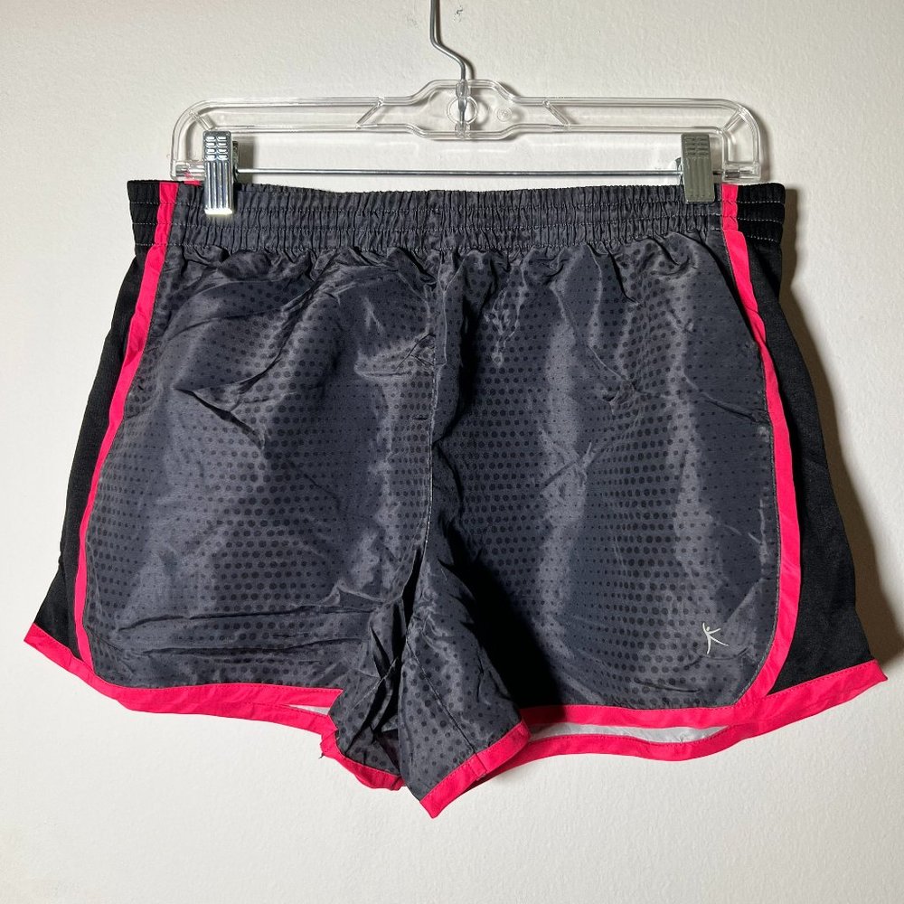 Gray and Pink Athletic Shorts